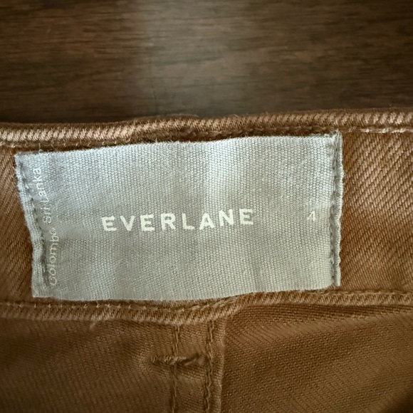 Everlane High Waist Brown Shorts - Picture 2 of 6